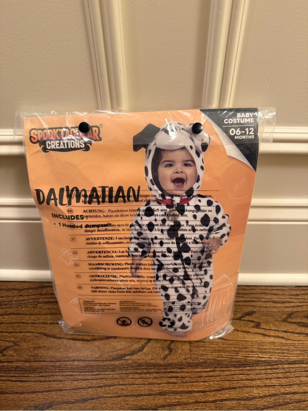 Spooktacular Creations Baby Dalmatian Costume - Black & White (06-12 Months)